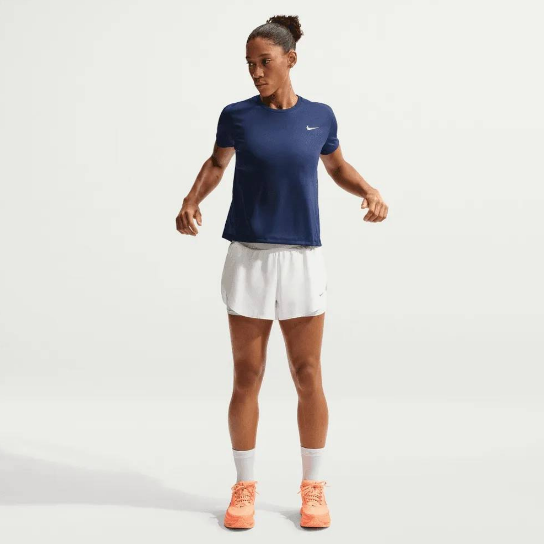 Nike Miler Short Sleeve Women's Running Top - Midnight Navy