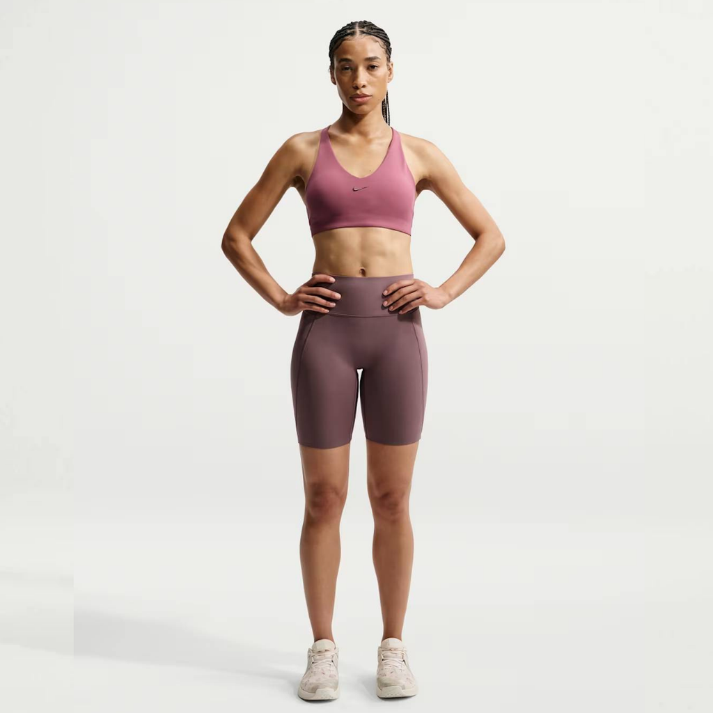 Nike Universal Medium-Support Padded Sports Bra - Pink Smoke