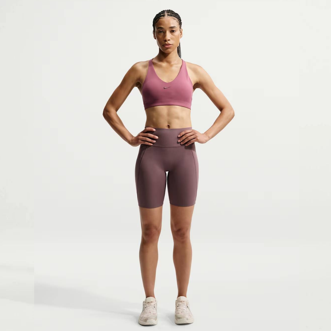 Nike Universal Medium-Support Padded Sports Bra - Pink Smoke