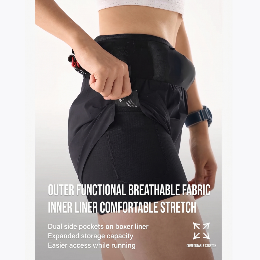 Nedao Trioshorts Powerpouch 2-in-1 V4.0 Women's Running Shorts