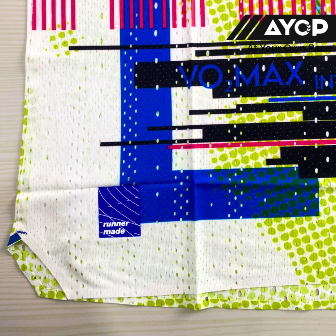 Nedao Qiflow Vortex Running Singlet - Mark White