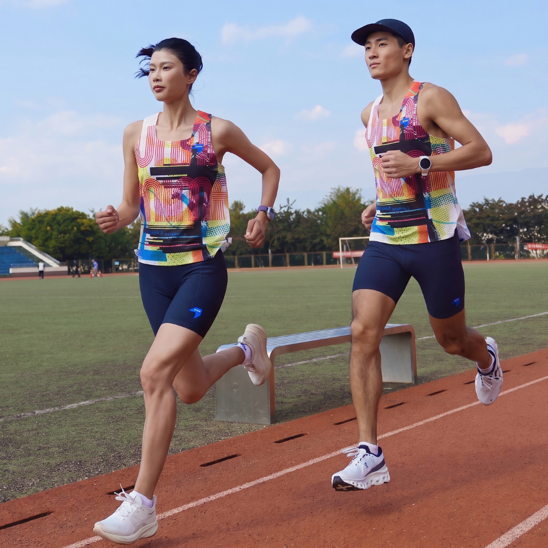 Nedao Qiflow Vortex Running Singlet - Mark White