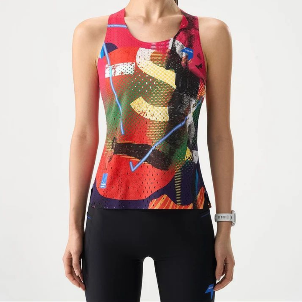 Nedao Qiflow Vortex Running Singlet - Mark Red