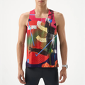 Nedao Qiflow Vortex Running Singlet - Mark Red