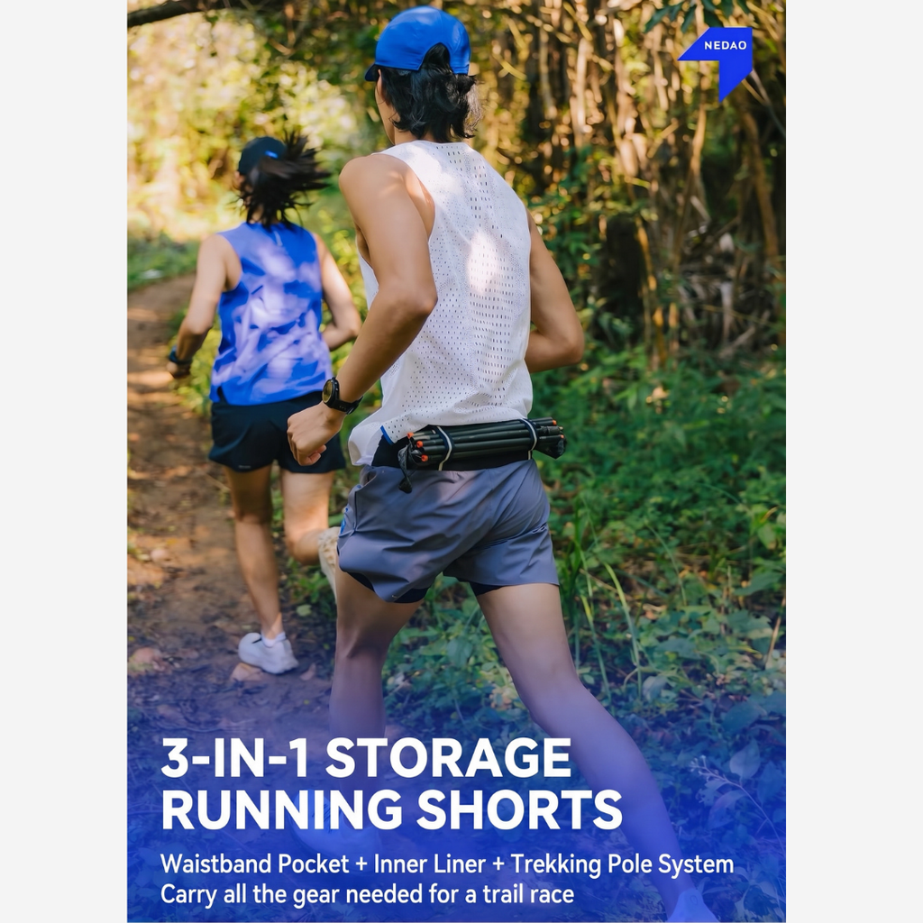 Nedao Trioshorts Powerpouch 2-in-1 V4.0 Men's Running Shorts